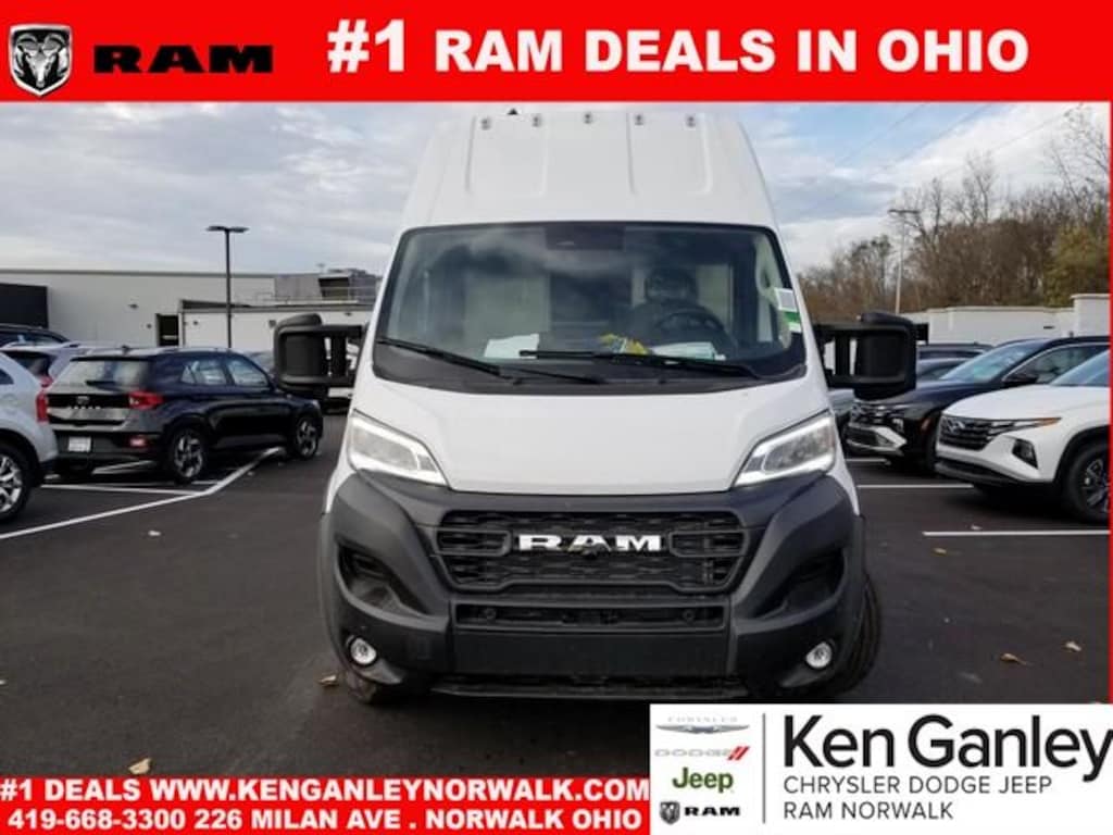 New 2024 Ram ProMaster PROMASTER EV SUPER HIGH ROOF 159â WB EXT Cargo Van