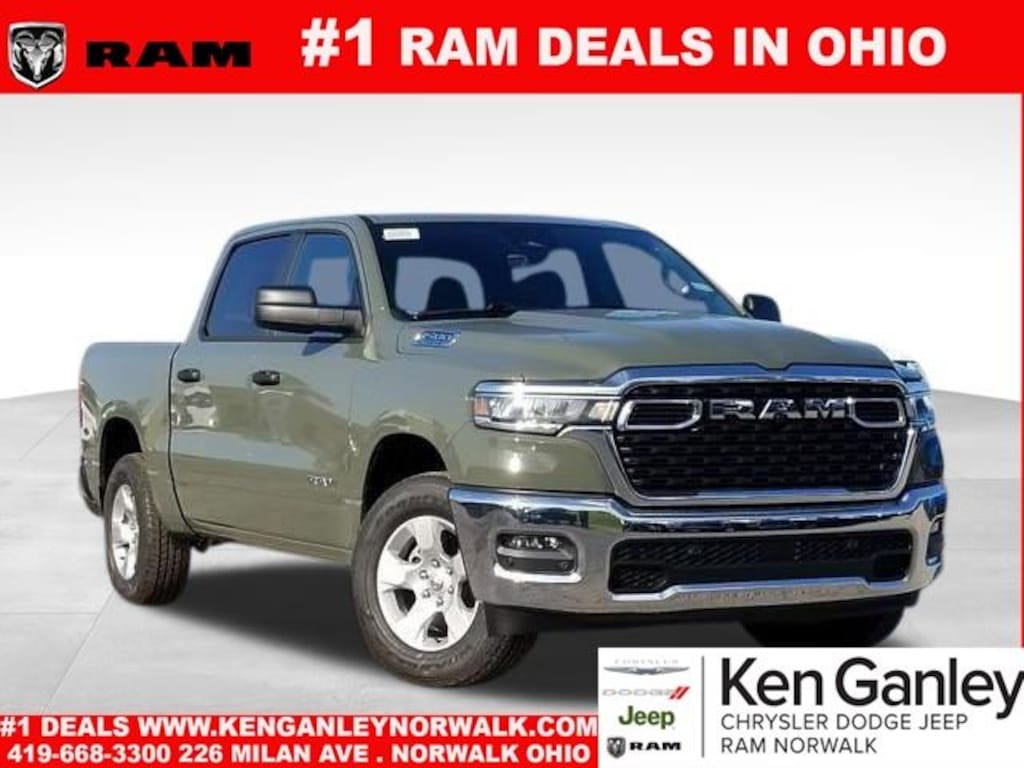 New 2025 Ram 1500 BIG HORN CREW CAB 4X4 5'7 BOX Pickup