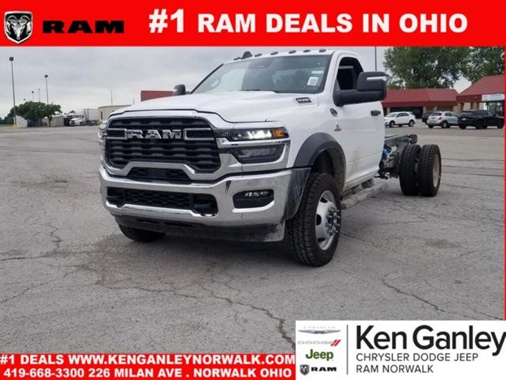 New 2026 Ram 5500 Chassis Cab 5500 TRADESMAN CHASSIS REGULAR CAB 4X4 84' CA Pickup