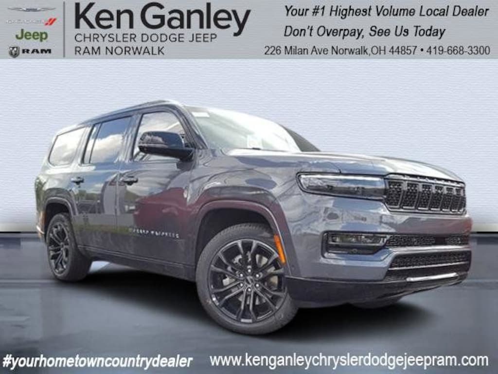 New 2023 Jeep Grand Wagoneer Obsidian 4X4 Sport Utility