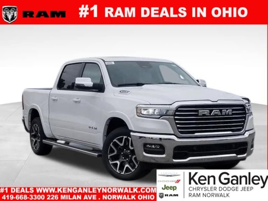 New 2026 Ram 1500 LARAMIE CREW CAB 4X4 5'7 BOX Pickup