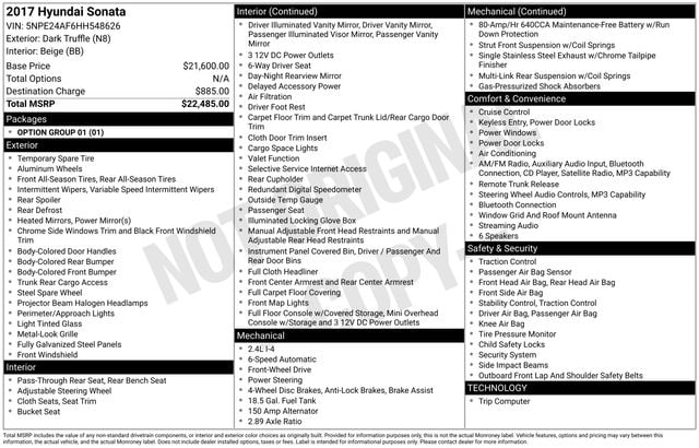 2017 Hyundai Sonata Base