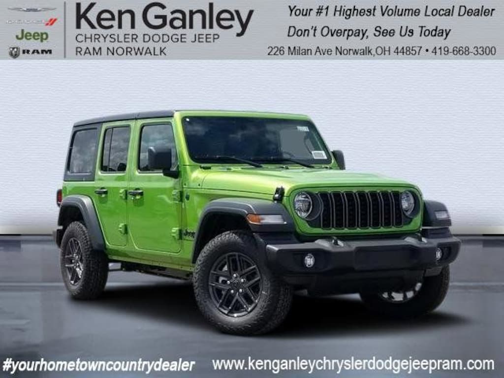 New 2025 Jeep Wrangler 4-DOOR SPORT S Sport Utility