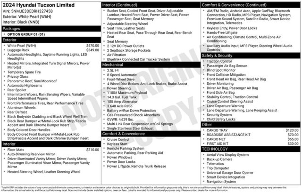 Used 2024 Hyundai Tucson Limited SUV