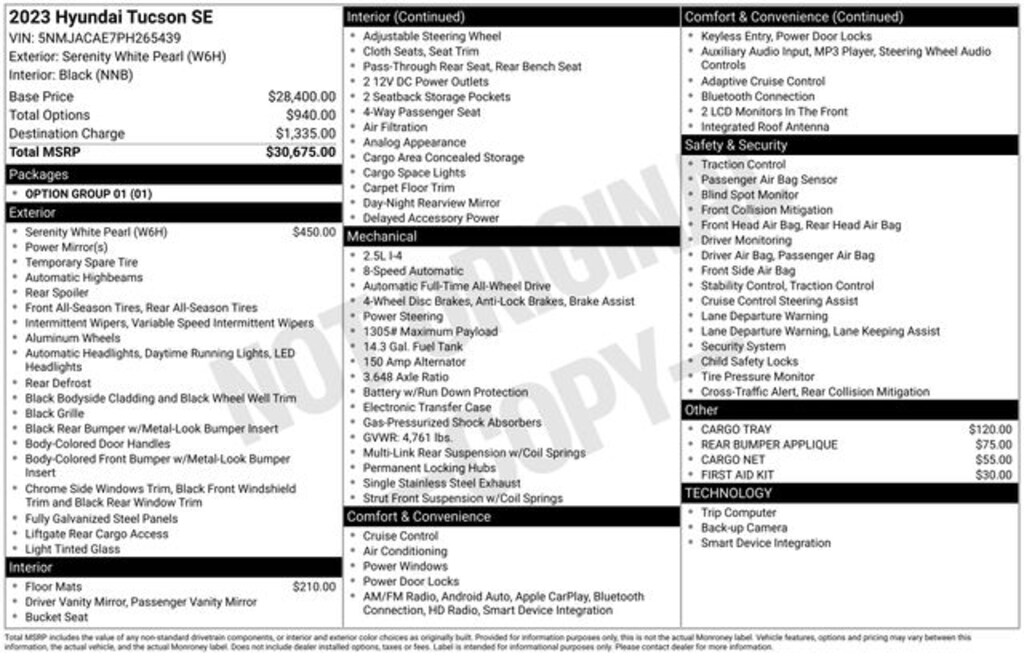 Used 2023 Hyundai Tucson SE SUV