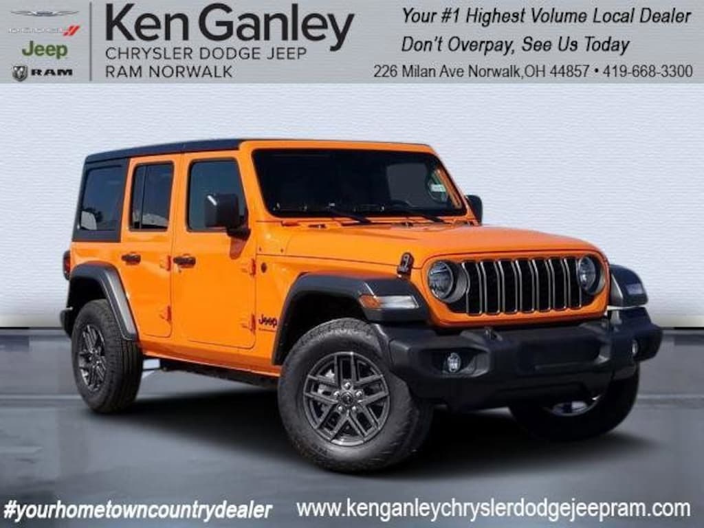 New 2025 Jeep Wrangler 4-DOOR SPORT S Sport Utility