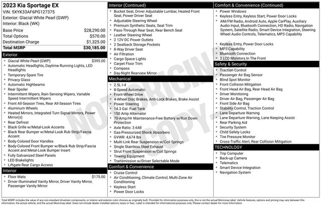 2023 Kia Sportage EX's photo