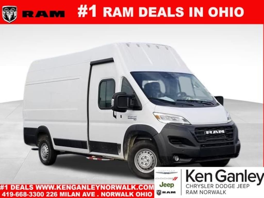 New 2024 Ram ProMaster PROMASTER EV SUPER HIGH ROOF 159â WB EXT Cargo Van