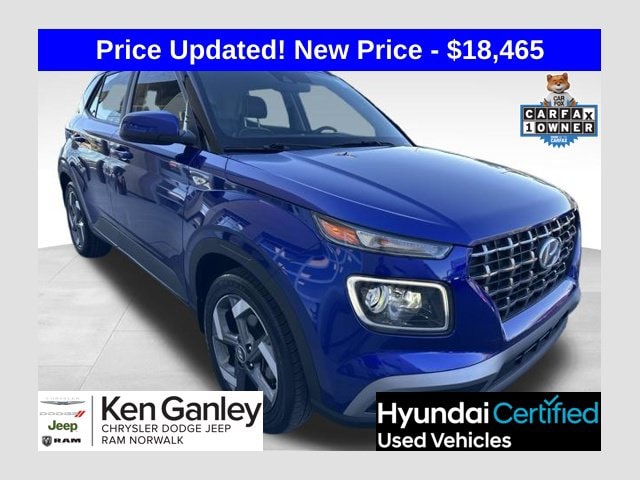 Used 2022 Hyundai Venue Limited with VIN KMHRC8A36NU149255 for sale in Norwalk, OH