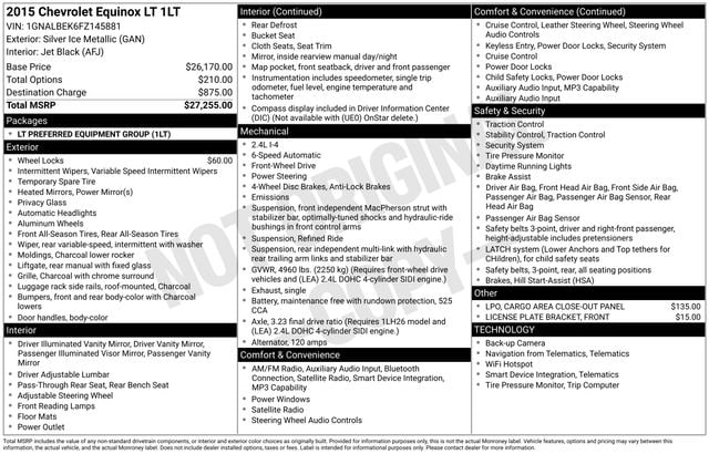 2015 Chevrolet Equinox 1LT's photo
