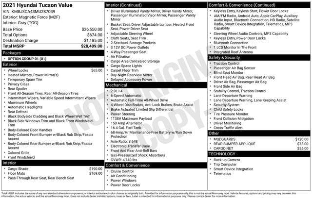 2021 Hyundai Tucson Value AWD's photo