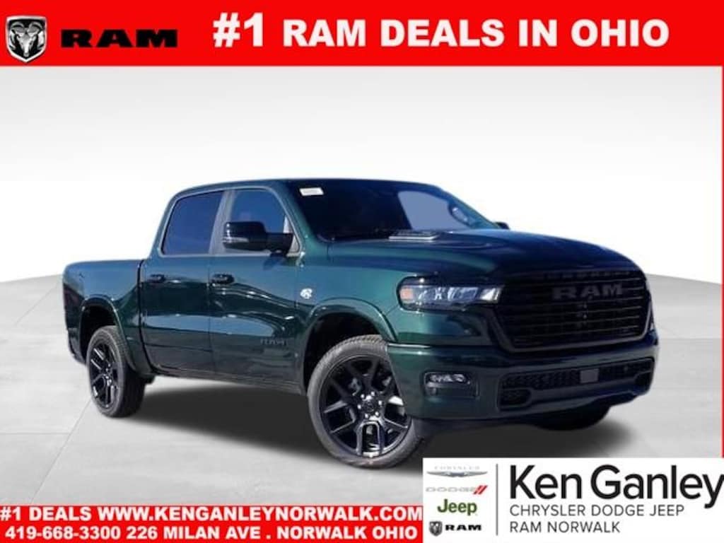 New 2026 Ram 1500 LARAMIE CREW CAB 4X4 5'7 BOX Pickup