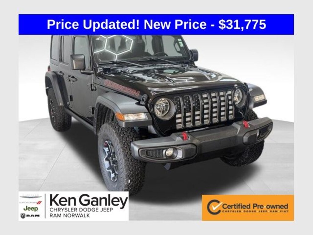 Certified 2023 Jeep Wrangler 4-DOOR RUBICON 4X4 SUV