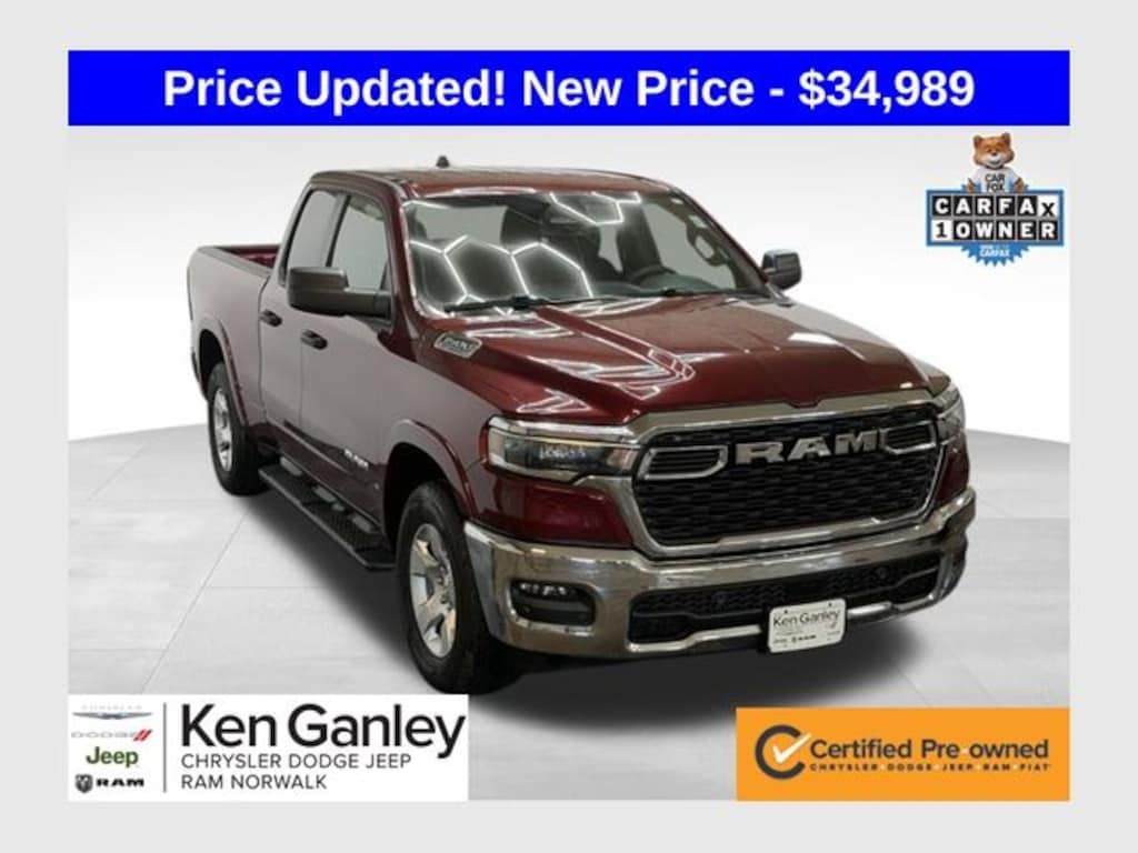 Certified 2025 Ram 1500 Big Horn/Lone Star Truck Quad Cab