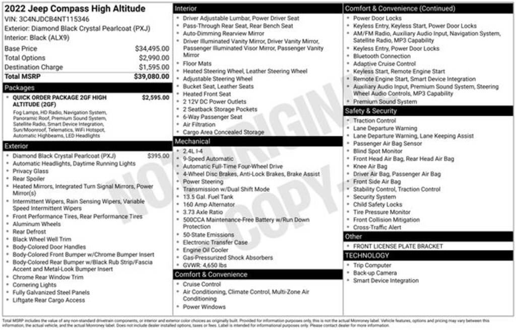 Used 2022 Jeep Compass Limited SUV