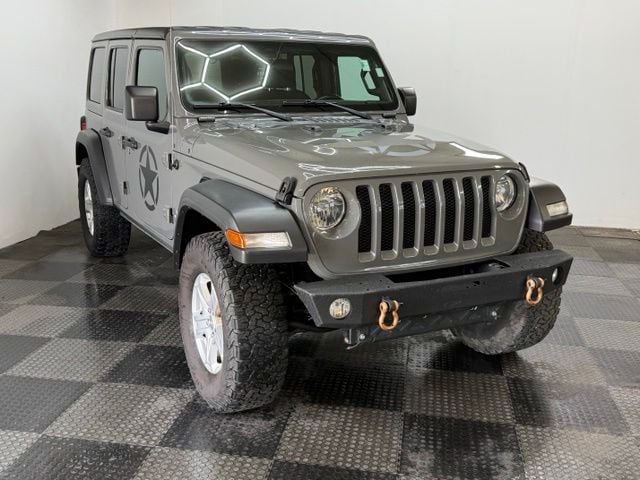 Used 2020 Jeep Wrangler Unlimited Sport S with VIN 1C4HJXDN0LW141019 for sale in Norwalk, OH