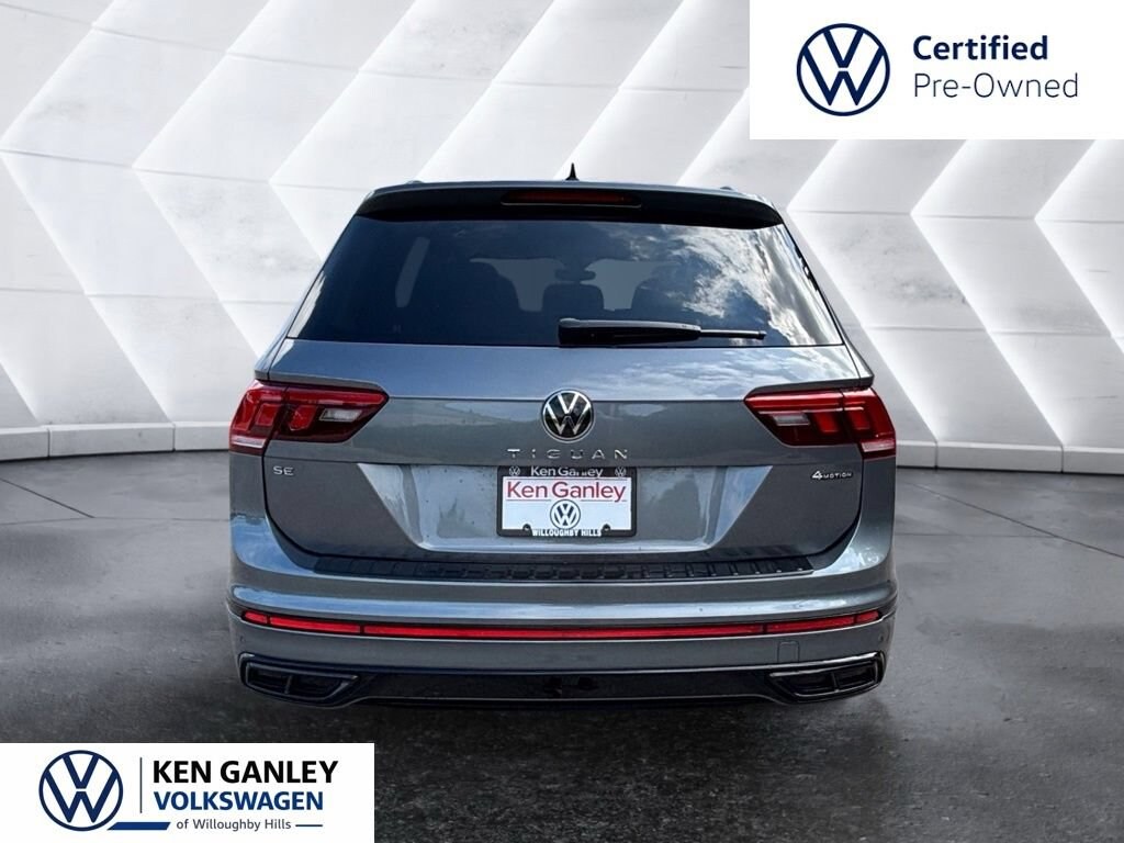 Certified 2024 Volkswagen Tiguan 2.0T SE R-Line Black SUV