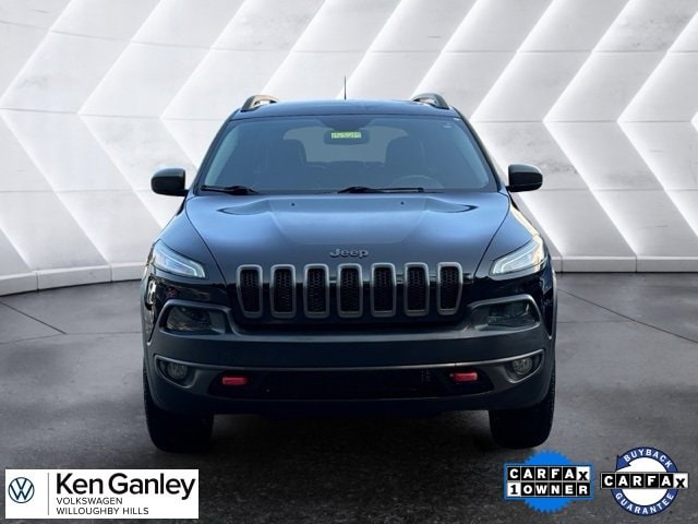 Used 2017 Jeep Cherokee Trailhawk with VIN 1C4PJMBS5HW618442 for sale in Willoughby Hills, OH