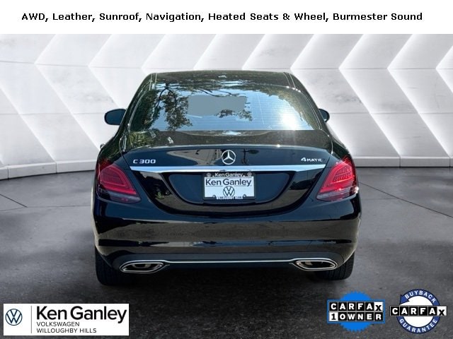 Used 2021 Mercedes-Benz C-Class Sedan C300 with VIN W1KWF8EBXMR633999 for sale in Willoughby Hills, OH