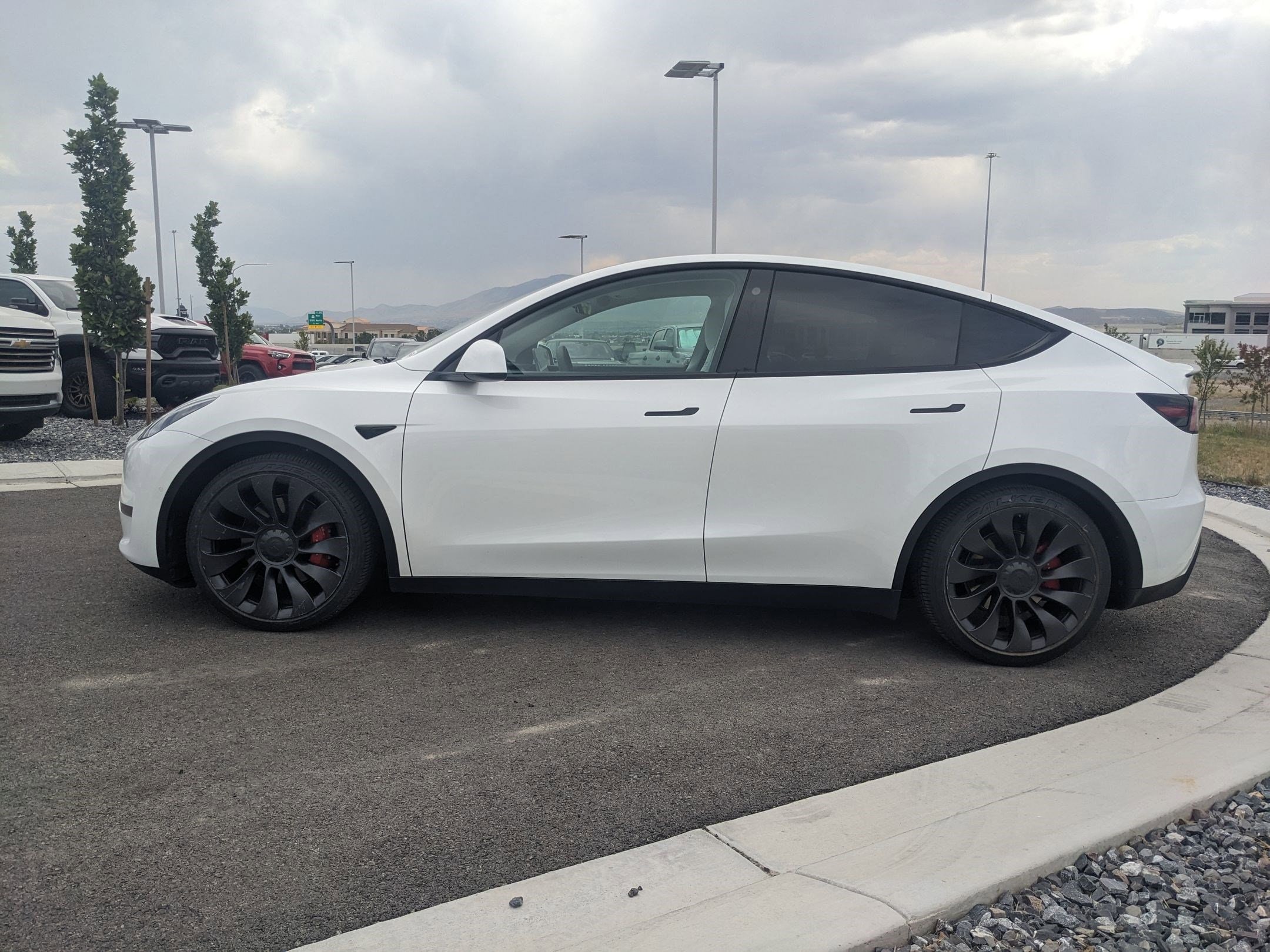 Used 2021 Tesla Model Y Performance with VIN 5YJYGDEFXMF215914 for sale in Lehi, UT