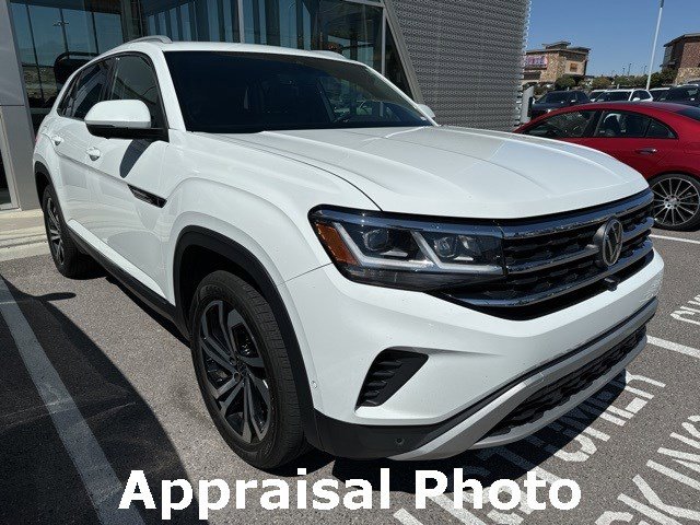 Used 2021 Volkswagen Atlas Cross Sport SEL Premium with VIN 1V2TE2CA3MC201196 for sale in Lehi, UT