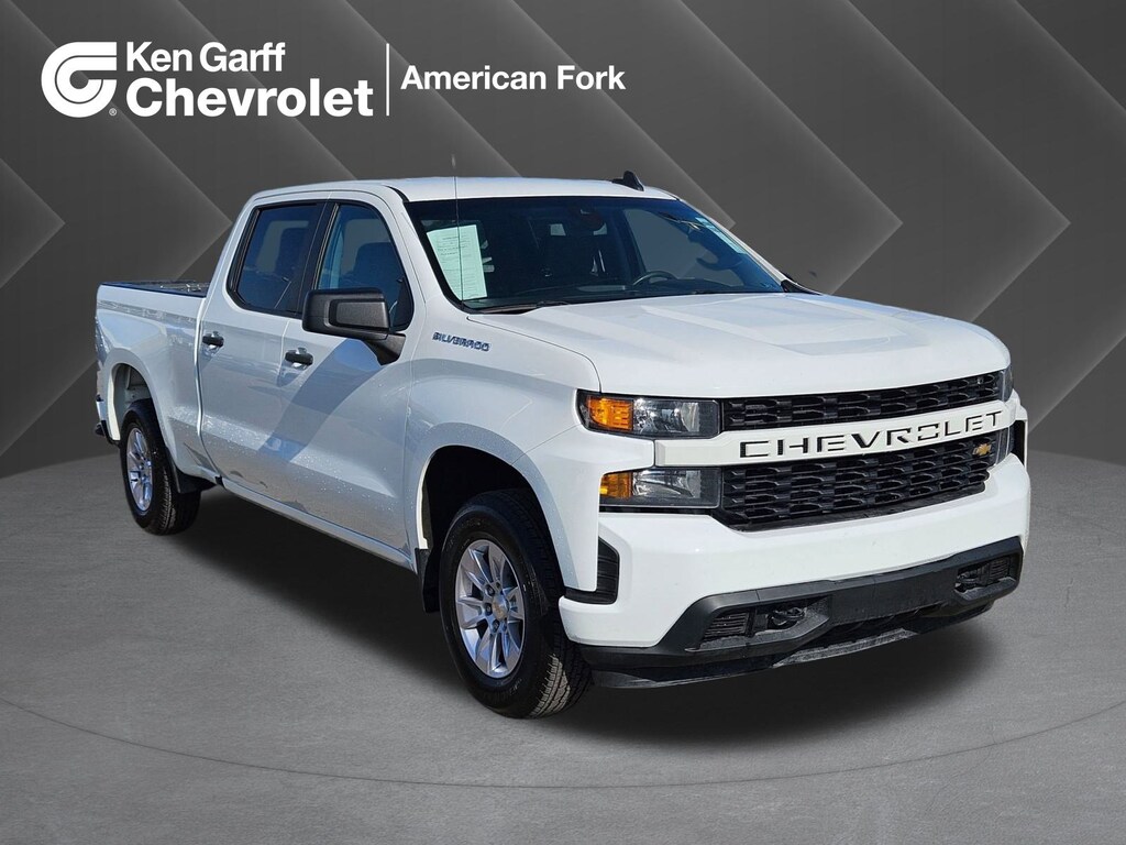 Used 2021 Chevrolet Silverado 1500 Custom 4WD Crew Cab 157 Custom