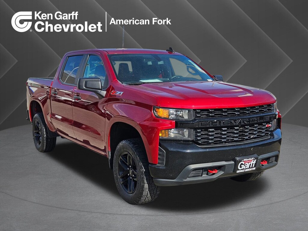 Used 2021 Chevrolet Silverado 1500 Custom Trail Boss 4WD Crew Cab 147 Custom Trail Boss