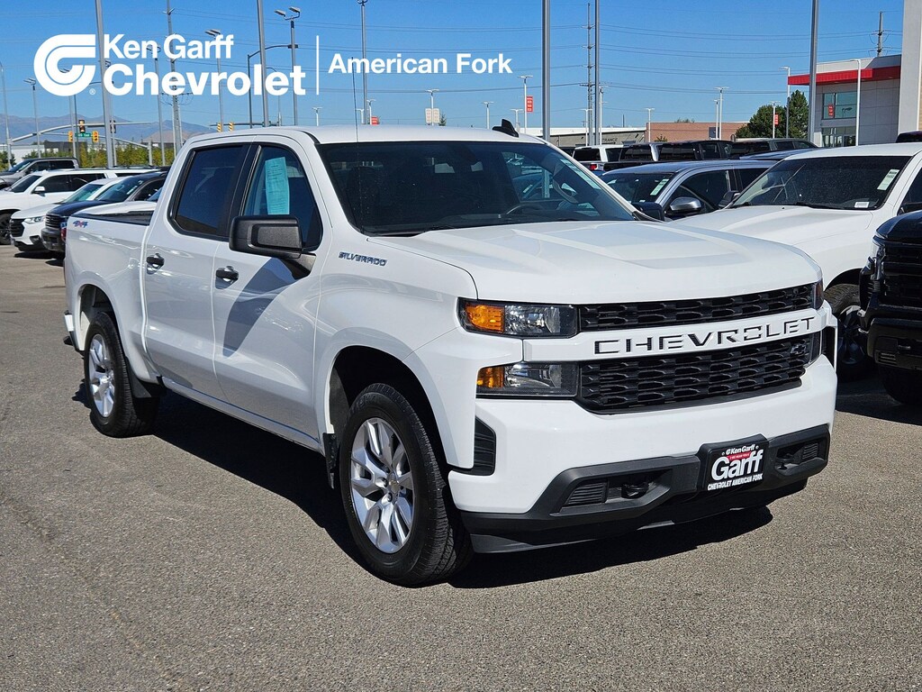 Used 2021 Chevrolet Silverado 1500 Custom 4WD Crew Cab 147 Custom