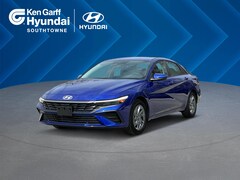 2025 Hyundai Elantra Hybrid Blue Sedan