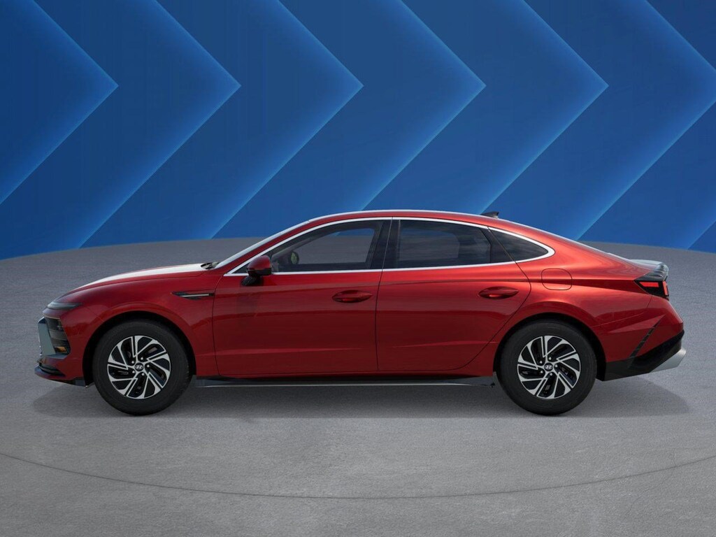 New 2026 Hyundai Sonata Hybrid Blue Sedan