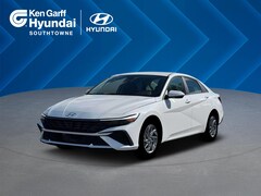 2026 Hyundai Elantra Hybrid Blue Sedan