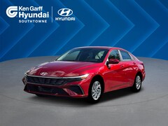 2026 Hyundai Elantra Hybrid Blue Sedan