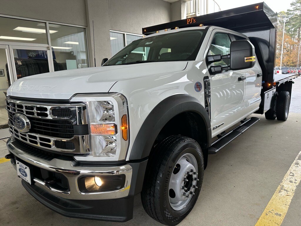 New 2024 Ford F-550 Chassis Cab 4x4 Crew w/12 PJs Flatbed Dump 4x4 CREW w/12 PJs FLATBED DUMP