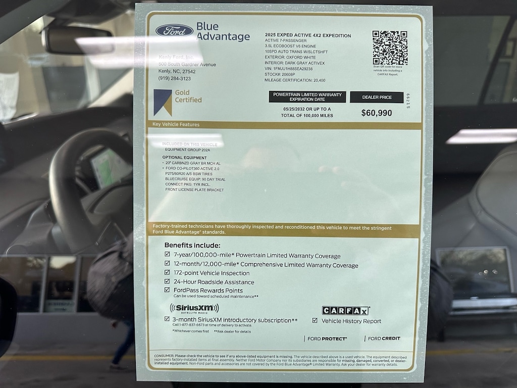 Certified 2025 Ford Expedition Active 4x2 Active SUV