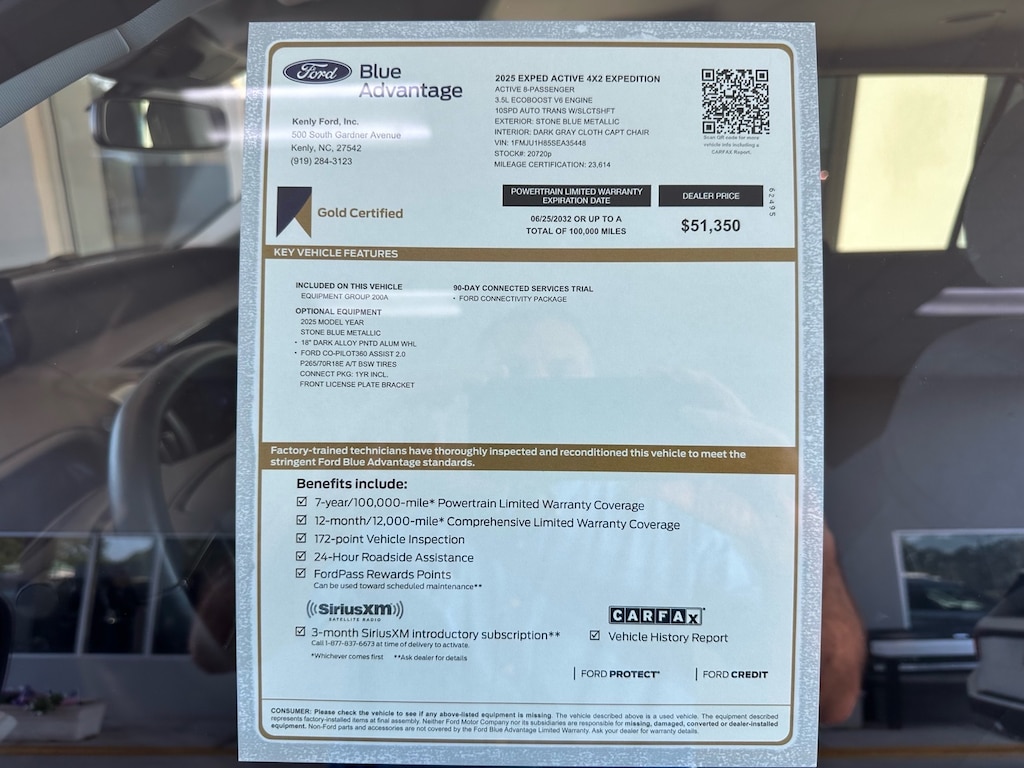 Certified 2025 Ford Expedition Active 4x2 Active SUV
