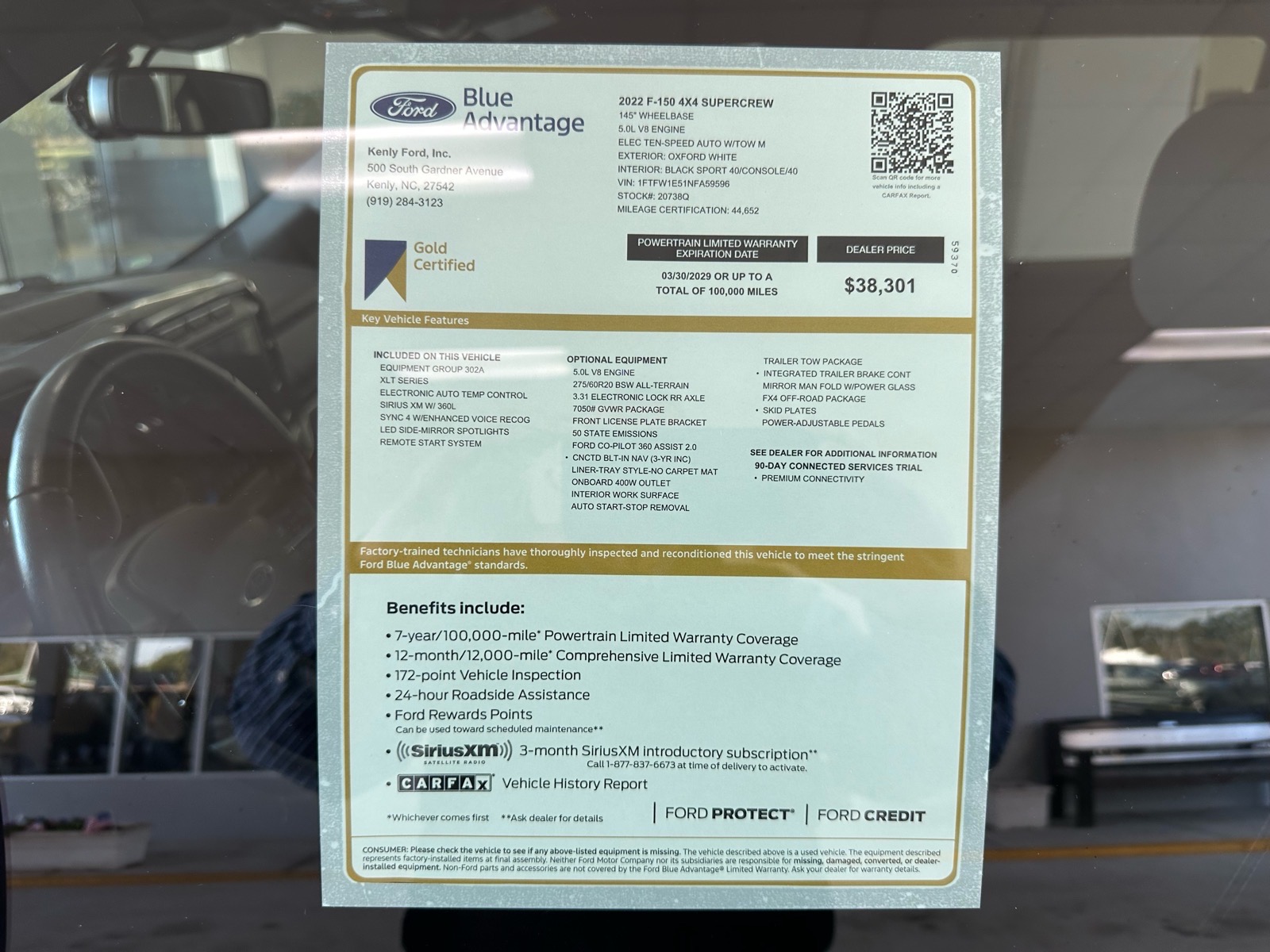 Certified 2022 Ford F-150 XLT 4x4 XLT SuperCrew 5.5 ft. SB