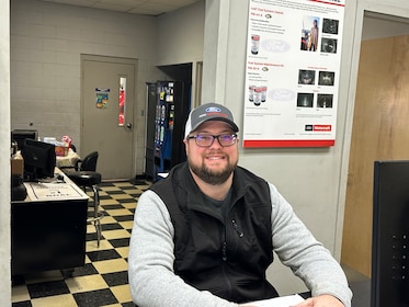 Staff member Kyle Shaw from 5cc7076afba9