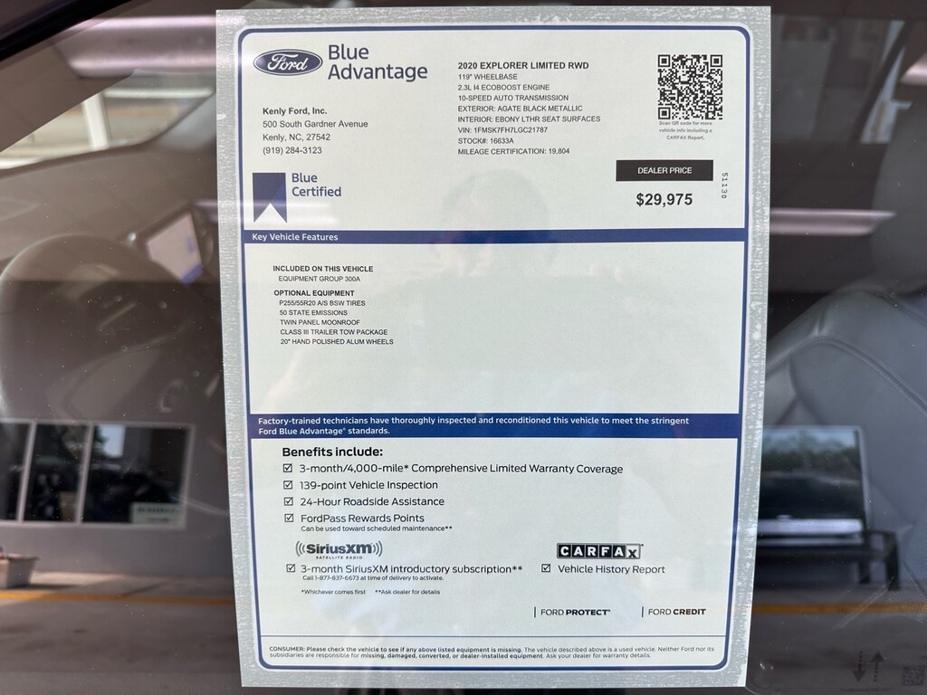 Certified 2020 Ford Explorer Limited Limited SUV