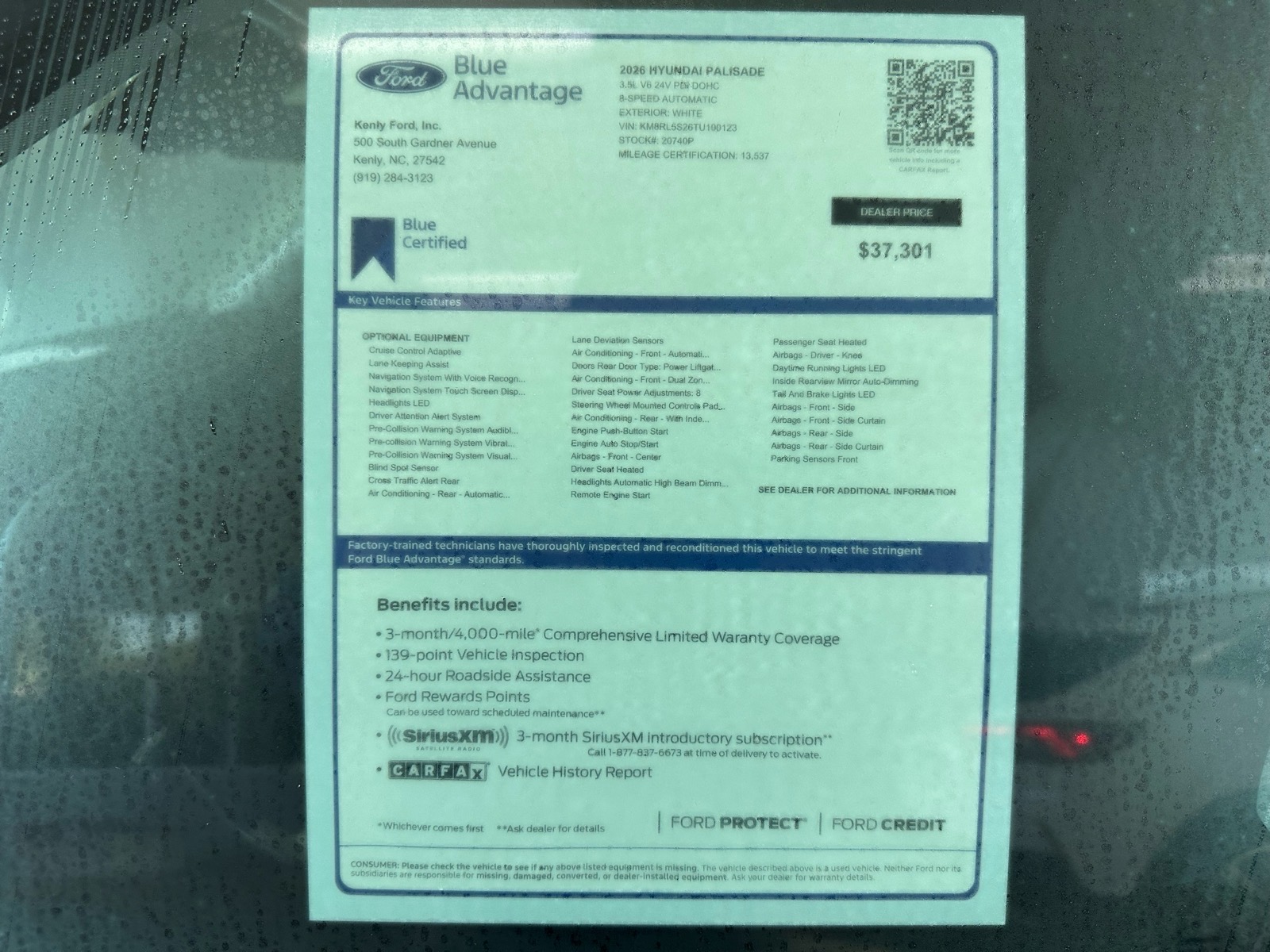 Certified 2026 Hyundai Palisade SEL SEL SUV