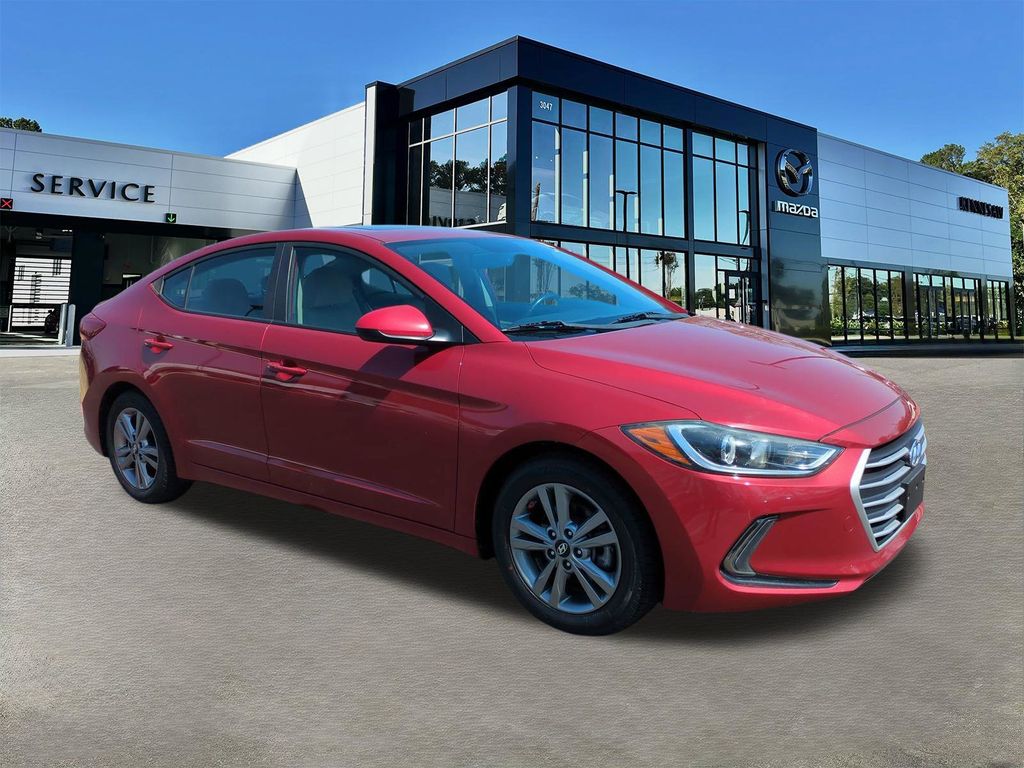 Used 2017 Hyundai Elantra Value Edition with VIN KMHD84LF8HU406755 for sale in Kennesaw, GA