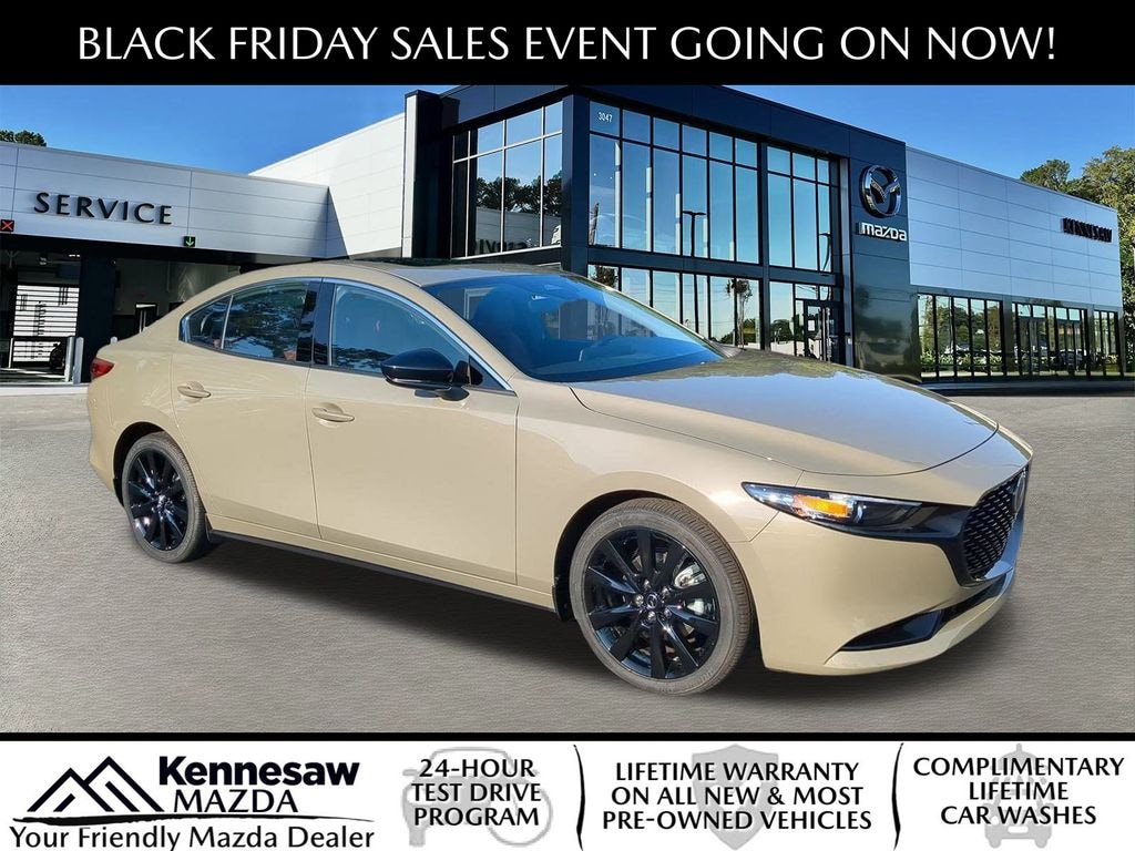 New 2025 Mazda Mazda3 Sedan 2.5 Turbo Carbon Edition AWD SEDAN