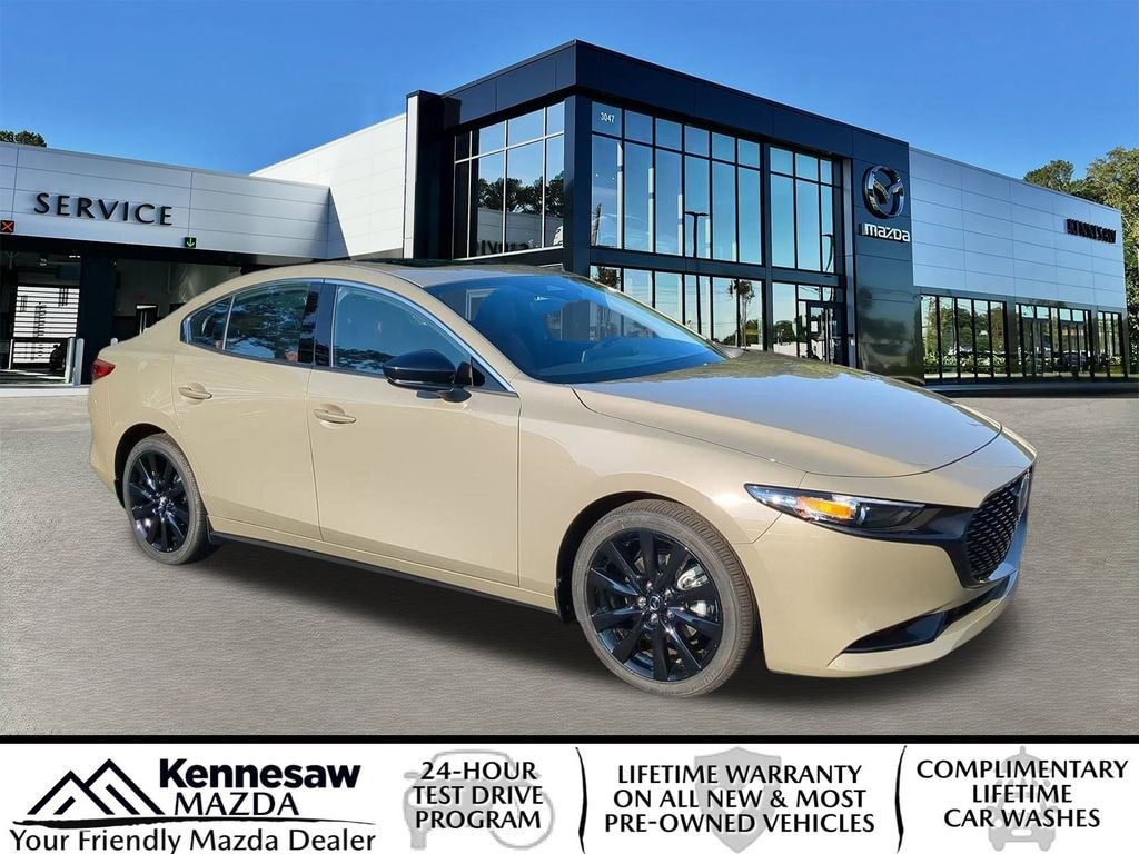 New 2025 Mazda MAZDA3 SDN 2.5 Turbo Carbon Edition AWD SEDAN