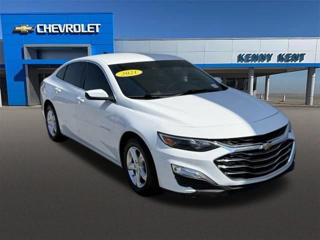 Summit White 2021 Chevrolet Malibu Sedan Front-Wheel Drive Automatic