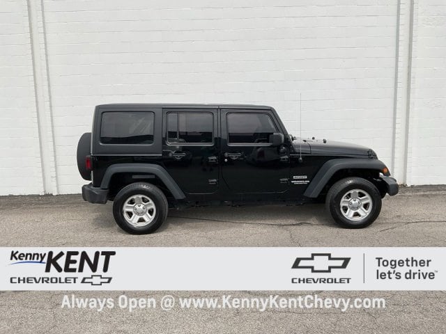 Used 2016 Jeep Wrangler Unlimited Sport with VIN 1C4BJWDG9GL345598 for sale in Evansville, IN