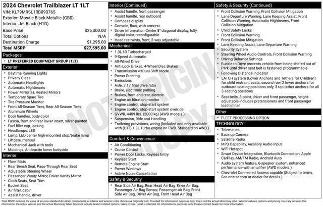 2024 Chevrolet TrailBlazer LT - Photo 29