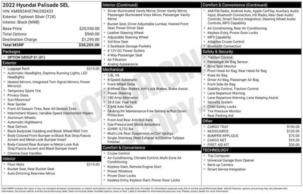 Used 2022 Hyundai Palisade SEL SUV