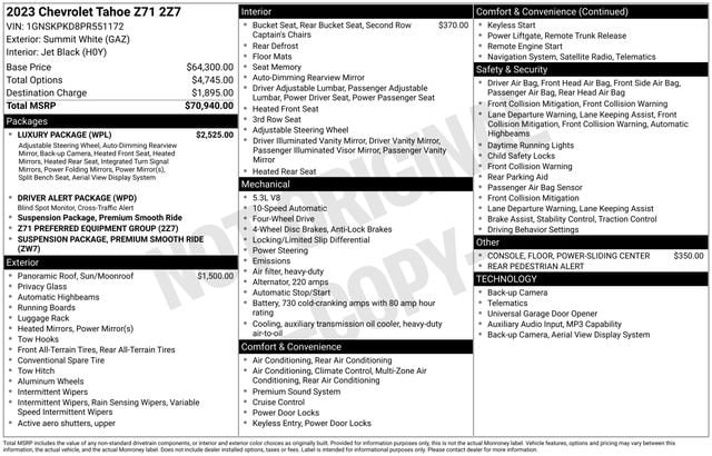 2023 Chevrolet Tahoe Z71 - Photo 40