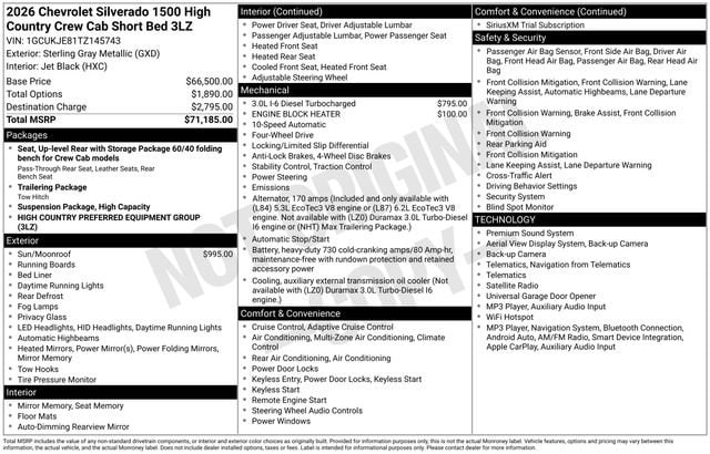 2026 Chevrolet Silverado 1500 High Country - Photo 47