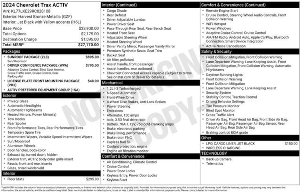 Used 2024 Chevrolet Trax Activ SUV