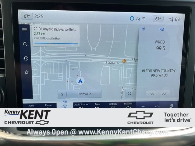 Used 2023 Ford F-150 Lariat with VIN 1FTFW1E87PFA29452 for sale in Evansville, IN